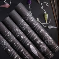 Encens de Sort de Sorcière Ancien - Succès - Pendule en Obsidienne Noire
