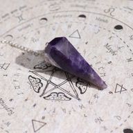 Encens de Sort de Sorcière Ancien - Séduction - Pendule en Améthyste