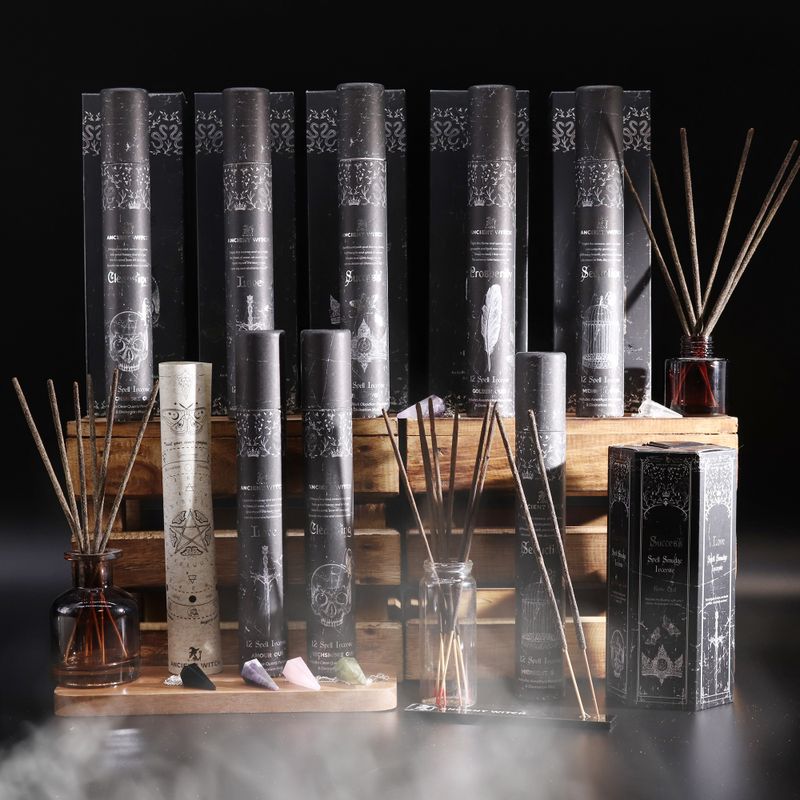 Encens de Sort de Sorcière Ancien - Séduction - Pendule en Améthyste