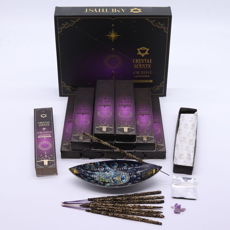 Encens de Purification à l’Améthyste – Lavande