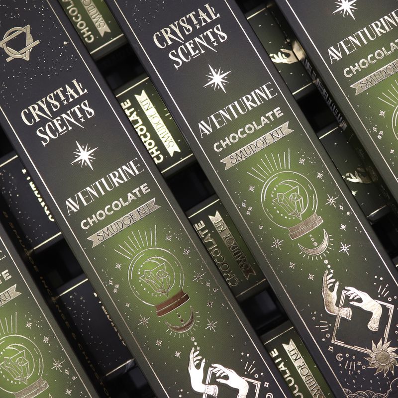 Encens de Purification à l’Aventurine – Chocolat
