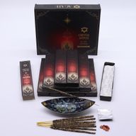 Encens de Purification à l’Agate Rouge – Safran