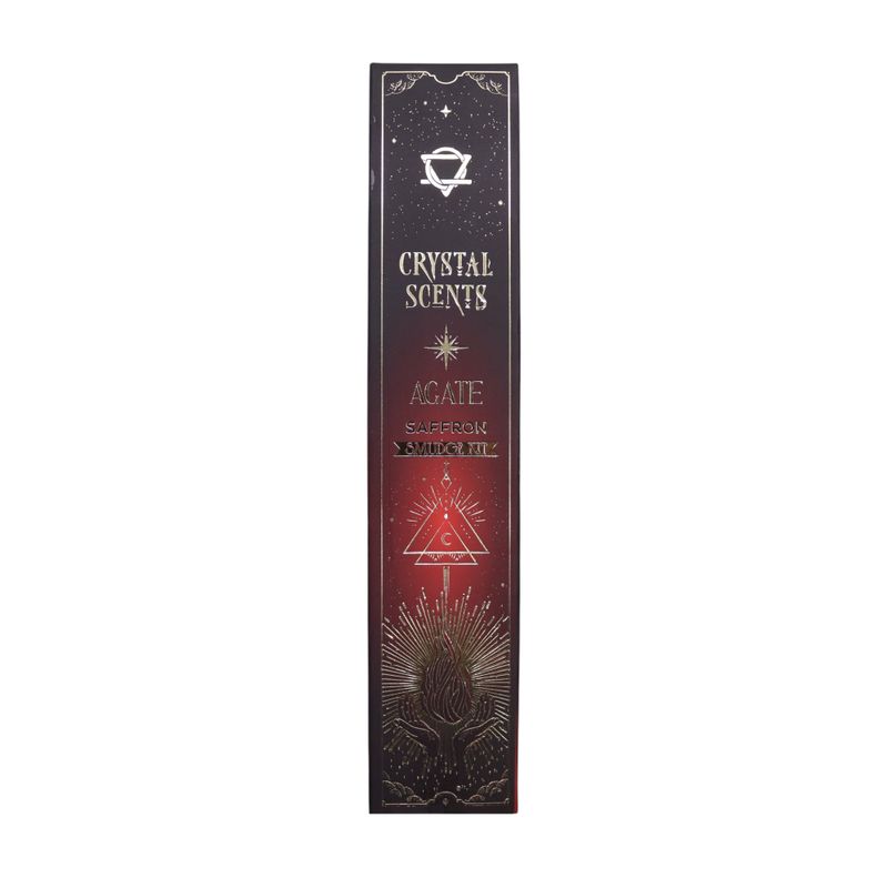 Encens de Purification à l’Agate Rouge – Safran