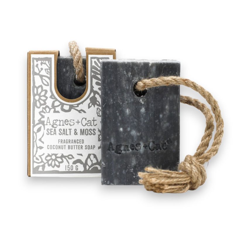 Savon Sur Corde - Sel Marin Et Mousse