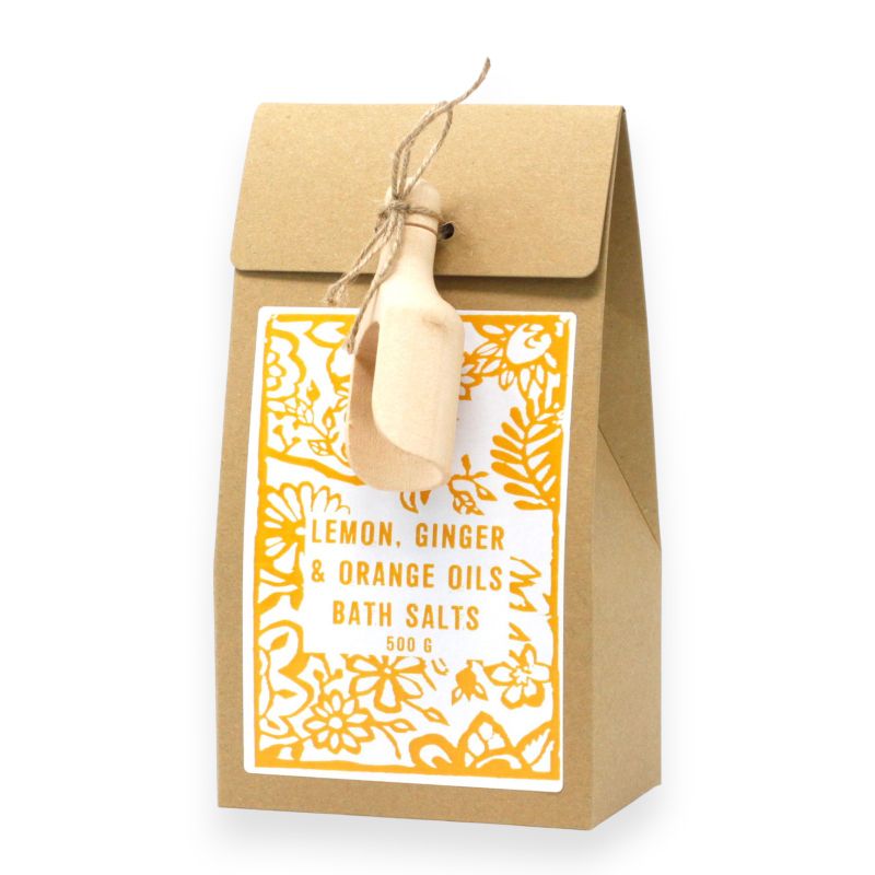 Sels de Bain Citron, Gingembre & Orange 500g