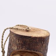 Tronc d’arbre visage - Nichoir - Vieux grincheux