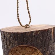 Tronc d’Arbre Visage – Nichoir – Chouette Sage