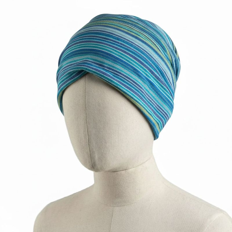 Bandeau Nomade Sari – Style Hippy – Uni, Designs Variés – (56x25 cm) Taille Unique