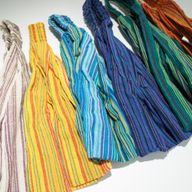 Bandeau Nomade Sari – Style Hippy – Uni, Designs Variés – (56x25 cm) Taille Unique