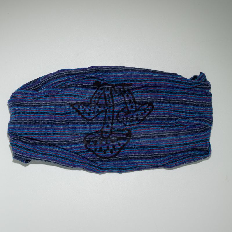 Bandeau Nomade Sari – Style Hippy – Imprimé au Bloc, Designs Variés – (56x25 cm) Taille Unique