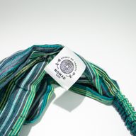 Bandeau Nomade Sari – Style Hippy – Imprimé au Bloc, Designs Variés – (56x25 cm) Taille Unique