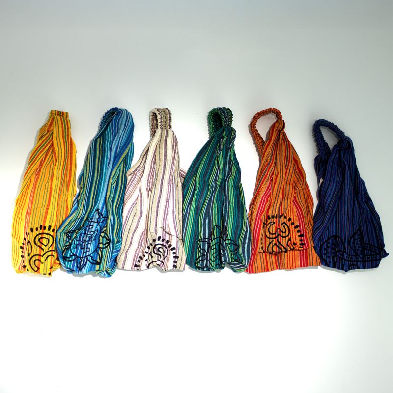 Bandeau Nomade Sari – Style Hippy – Imprimé au Bloc, Designs Variés – (56x25 cm) Taille Unique