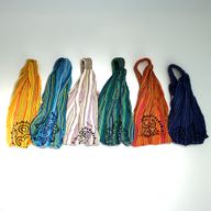 Bandeau Nomade Sari – Style Hippy – Imprimé au Bloc, Designs Variés – (56x25 cm) Taille Unique