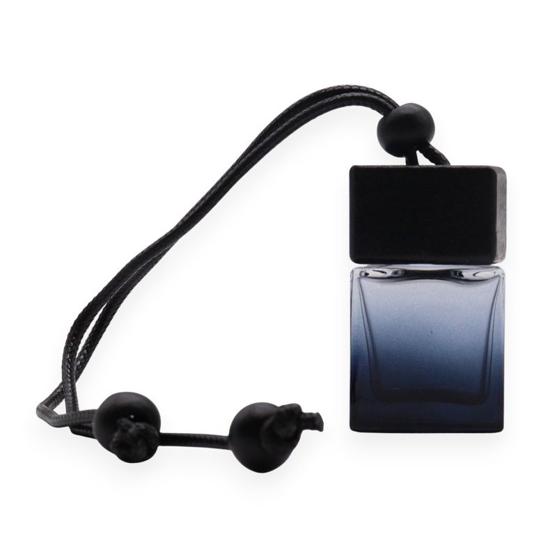 Flacons Diffuseurs Suspendus Noirs Pour Voiture – 8 ml – 3 Designs Assortis