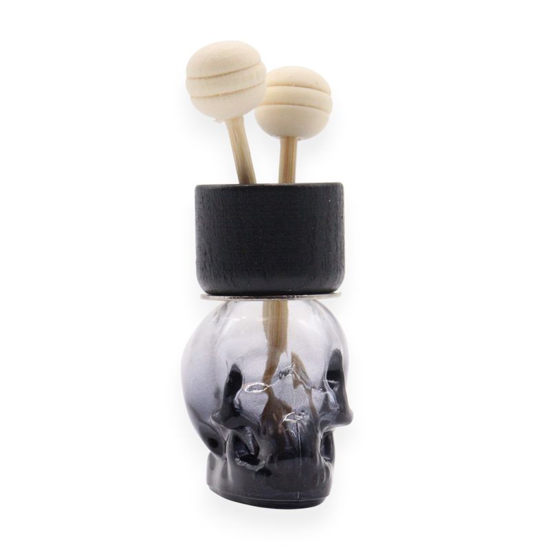 Flacons Diffuseurs Noirs à Clipser Pour Voiture – 8 ml – 3 Designs Assortis