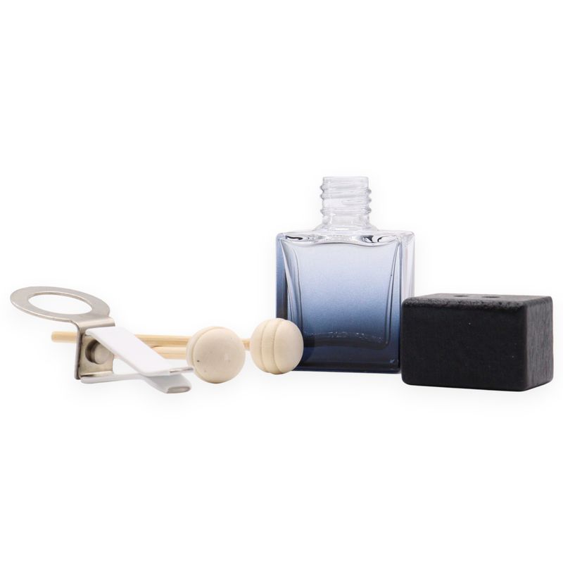 Flacons Diffuseurs Noirs à Clipser Pour Voiture – 8 ml – 3 Designs Assortis