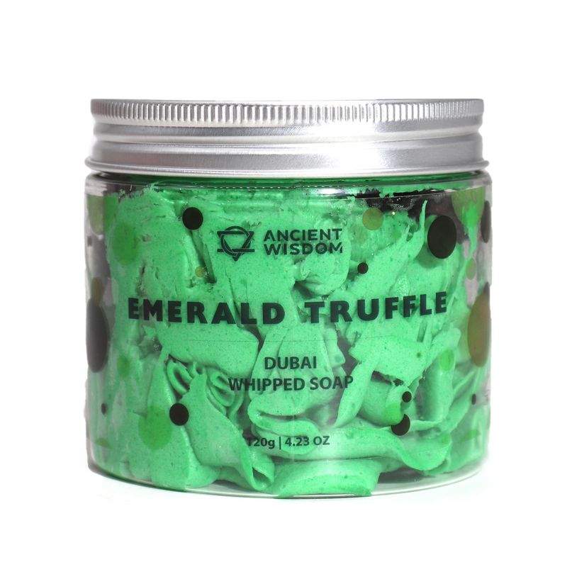 Savon Fouetté Dubaï - Truffe Émeraude 120g