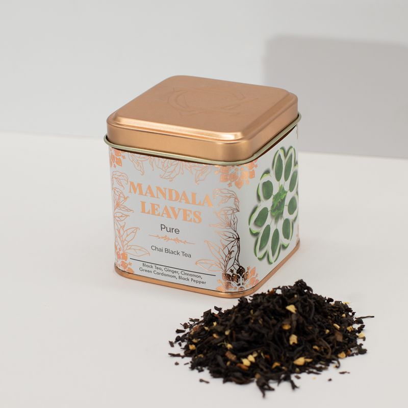 50g Thé Noir Bio Au Chaï