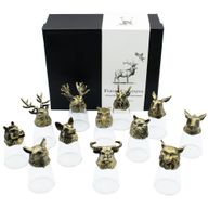 Verres À Shot (25 Ml) – Créatures De La Forêt Et Mystiques – Bronze Antique
