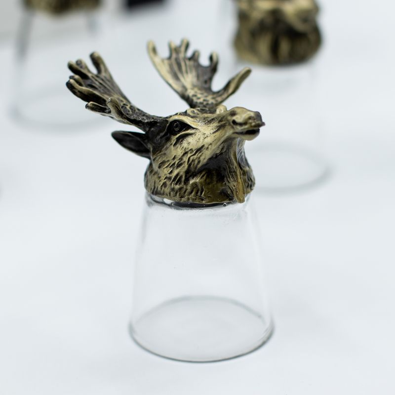 Verres À Shot (25 Ml) – Créatures De La Forêt Et Mystiques – Bronze Antique