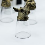 Verres À Shot (25 Ml) – Créatures De La Forêt Et Mystiques – Bronze Antique