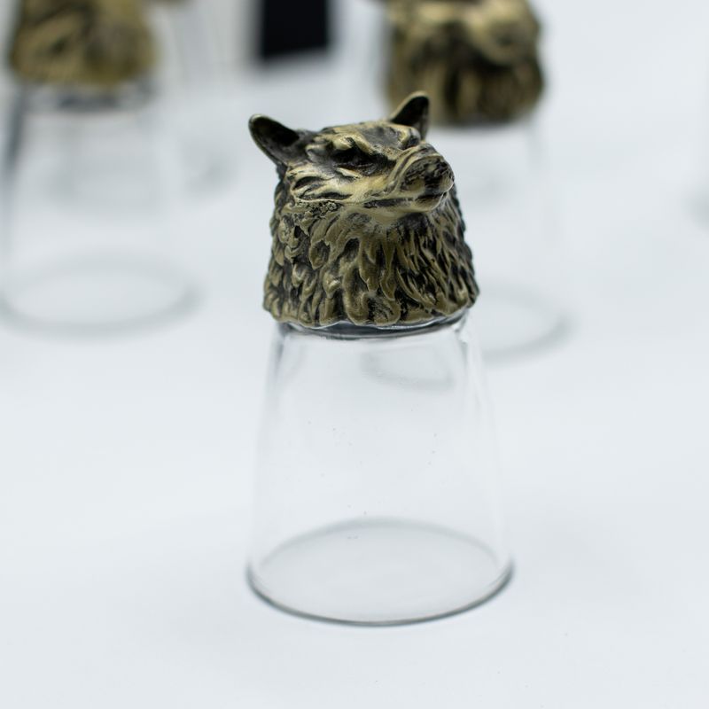 Verres À Shot (25 Ml) – Créatures De La Forêt Et Mystiques – Bronze Antique
