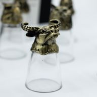 Verres À Shot (25 Ml) – Créatures De La Forêt Et Mystiques – Bronze Antique