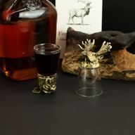 Verres À Shot (25 Ml) – Créatures De La Forêt Et Mystiques – Bronze Antique