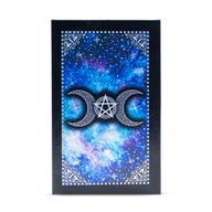 Jeu de Cartes de Tarot Avec Dorure Bleue – Lune en Visage – Avec Livret
