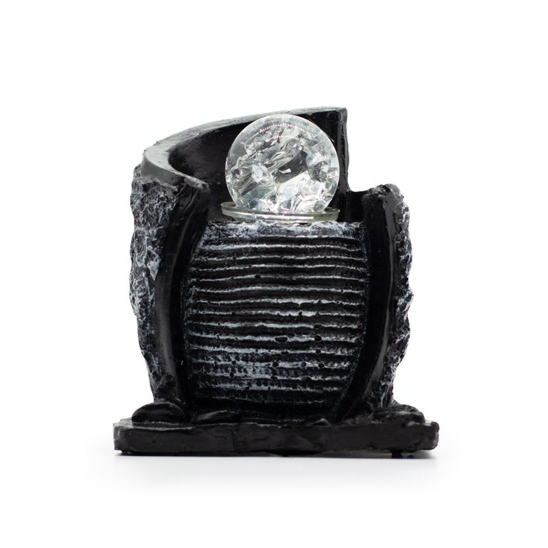 Fontaine de Table - 15x13x20 cm - Pot d’Eau & Boule de Cristal
