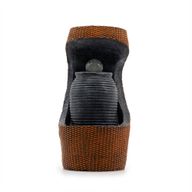 Grande Fontaine - 24x22x48 cm - Boule de Cristal Changeante en Couleur dans Urne Grecque avec Panier