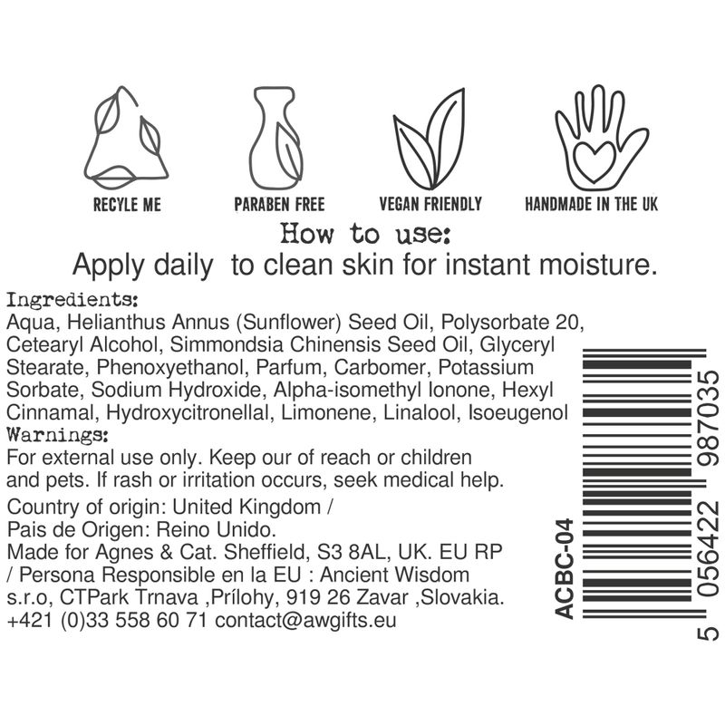 Crème Mains & Corps - Rouleau Marocain - 300ml