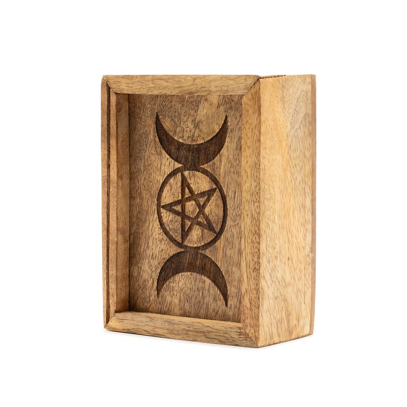 Petite Boîte à Tarot  avec Support de Cartes