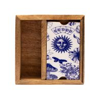 Boîte à Tarot à Deux Sections avec Support de Cartes