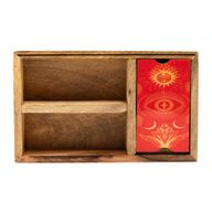 Boîte à Tarot à Trois Sections avec Support de Cartes