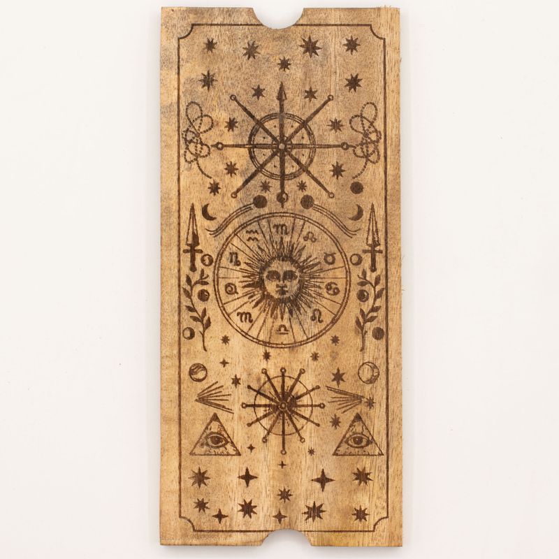 Boîte à Tarot à Quatre Sections avec Support de Cartes