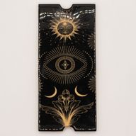 Boîte à Tarot à Quatre Sections avec Support de Cartes