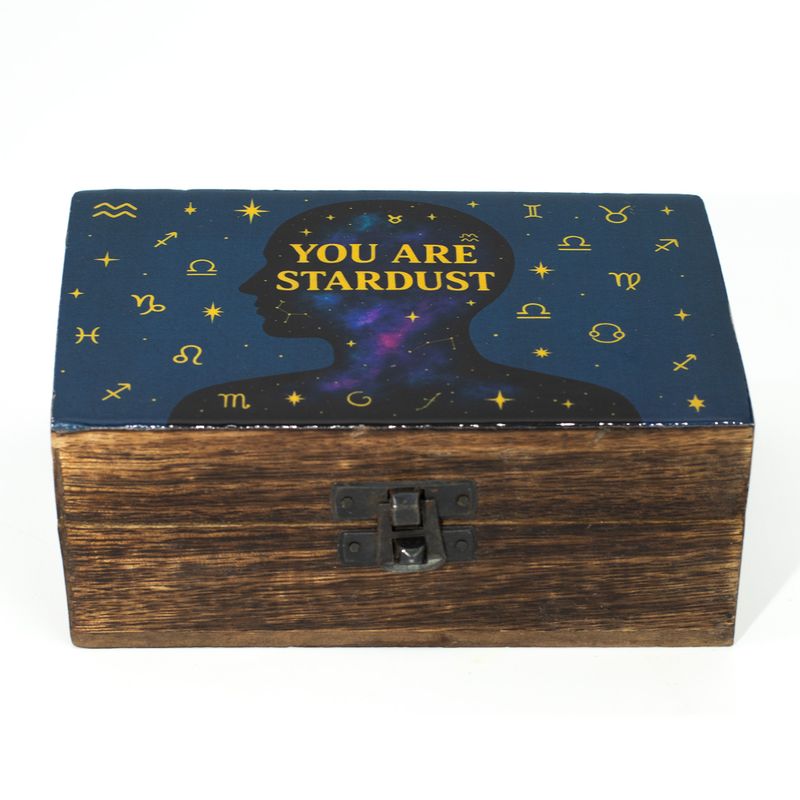 Boîte Moyenne Émaillée - "You are Stardust"