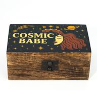 Boîte Moyenne Émaillée - "Cosmic Babe"