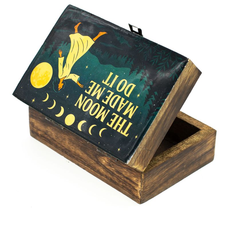 Boîte Moyenne Émaillée - "The Moon Made me Do It"