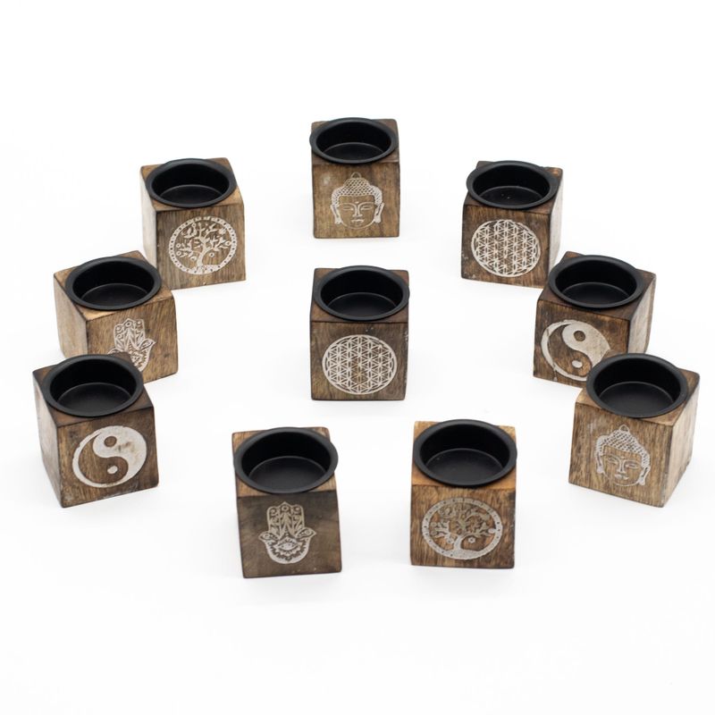 Cube Porte-Encens Multi-Usage - 5x5x5cm - Sélection Ésotérique