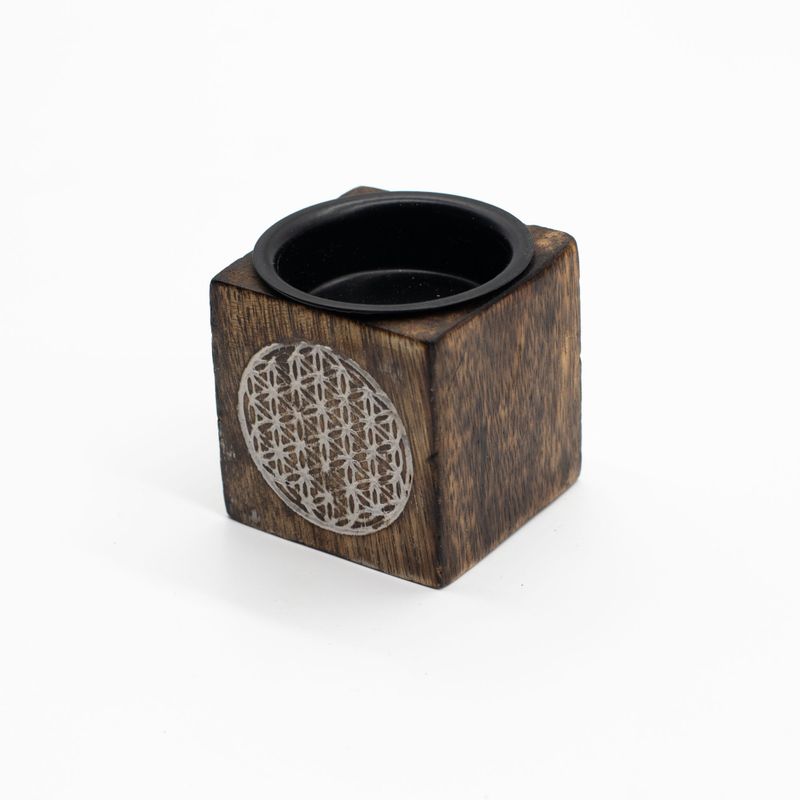 Cube Porte-Encens Multi-Usage - 5x5x5cm - Sélection Ésotérique