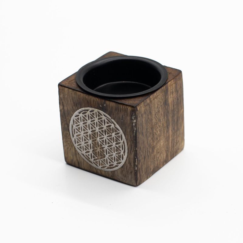 Cube Porte-Encens Multi-Usage - 5x5x5cm - Sélection Ésotérique
