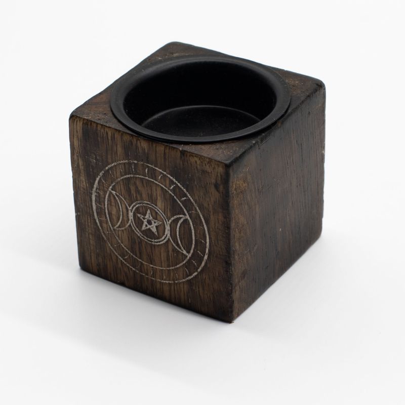 Cube Porte-Encens Multi-Usage - 5x5x5cm - Sélection Sorcellerie