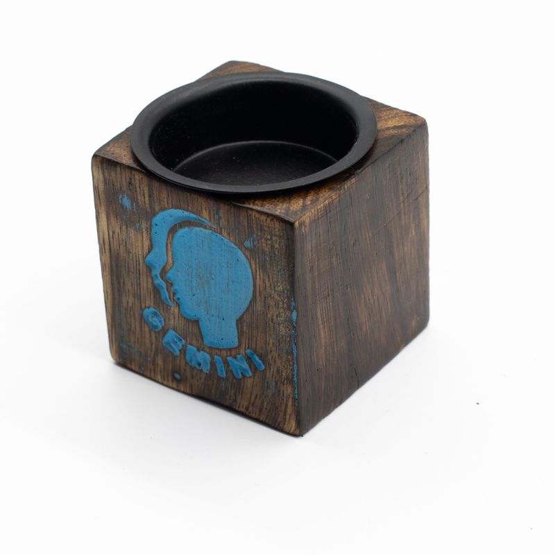 Cube Porte-Encens Multi-Usage - 5x5x5cm - Sélection Zodiaque