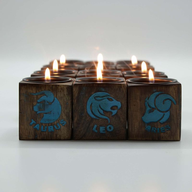 Cube Porte-Encens Multi-Usage - 5x5x5cm - Sélection Zodiaque