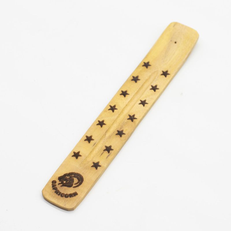 Porte-Encens Bois de Manguier Naturel - Designs Zodiaque Variés