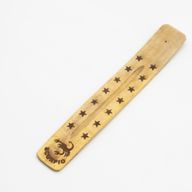 Porte-Encens Bois de Manguier Naturel - Designs Zodiaque Variés