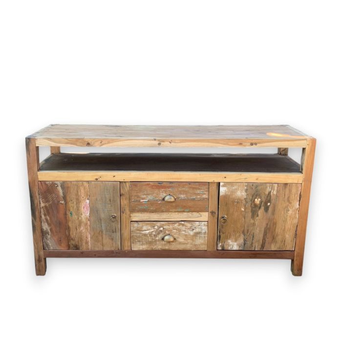 Grand meuble TV - Bois recyclé