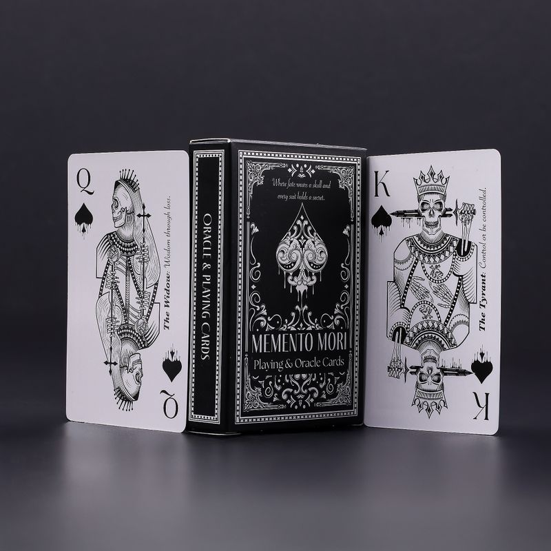 Cartes De Jeu Memento Mori & Oracle Gothiques